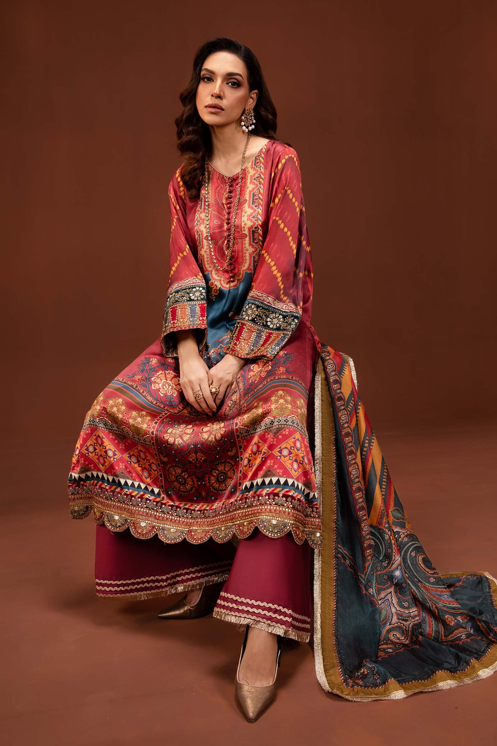 Maira B | Ready to Wear | MPS-PF24-08 - by - Libasekhas UK - Registered Vendor of : Maria B - 100% Original Designer Dresss