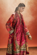 Maria B | Silk Prints | Satin Silk Suit SS-01 - by Libasekhas UK - Registered Vendor of : Maria B - 100% Original Designer Dress