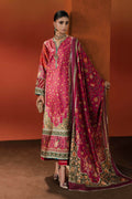 Maria B | Silk Prints | Satin Silk Suit SS-01 - by Libasekhas UK - Registered Vendor of : Maria B - 100% Original Designer Dress