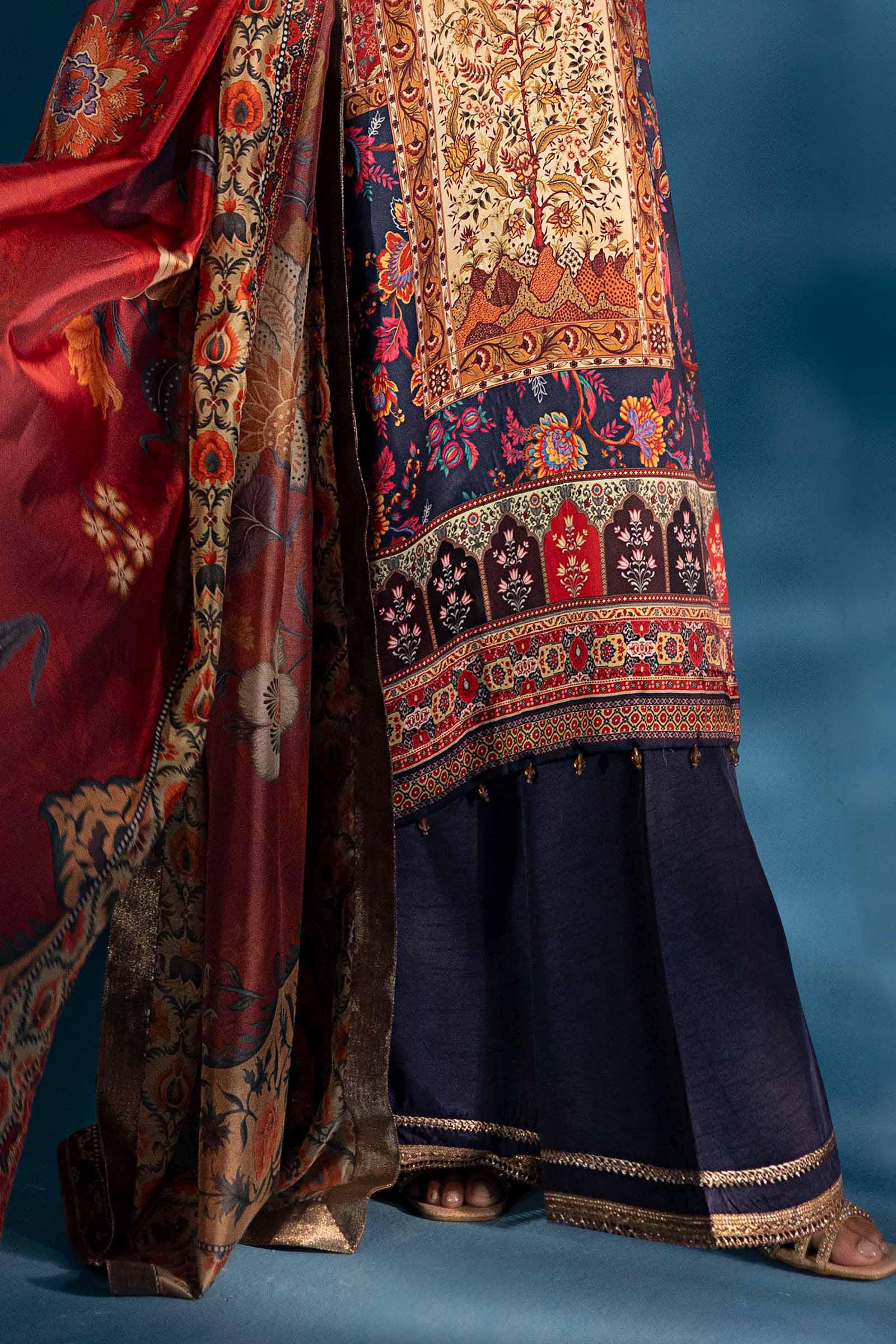 Maria B | Pre fall Dresses |  MPS-W25-08 R - by Libasekhas UK - Registered Vendor of : Maria B - 100% Original Designer Dress