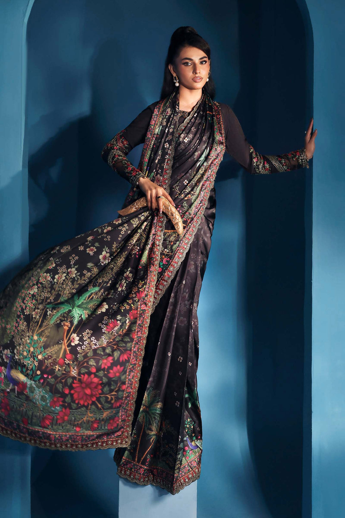 Maria B | Pre fall Dresses | MPS-W25-01 C - by Libasekhas UK - Registered Vendor of : Maria B - 100% Original Designer Dress
