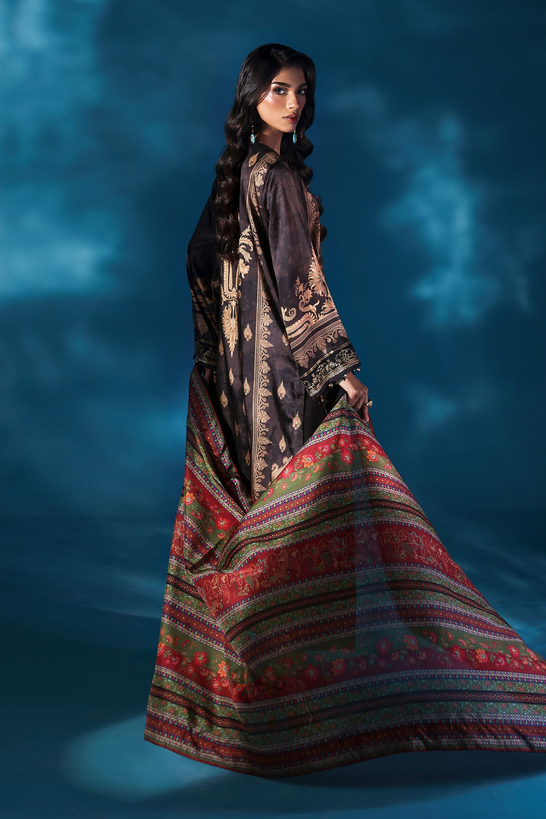 Maria B | Pre fall Dresses |  MPS-W25-02 K - by Libasekhas UK - Registered Vendor of : Maria B - 100% Original Designer Dress