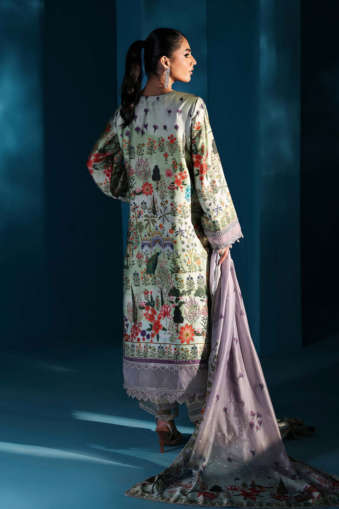 Maria B | Pre fall Dresses |  MPS-W25-06 G - by Libasekhas UK - Registered Vendor of : Maria B - 100% Original Designer Dress