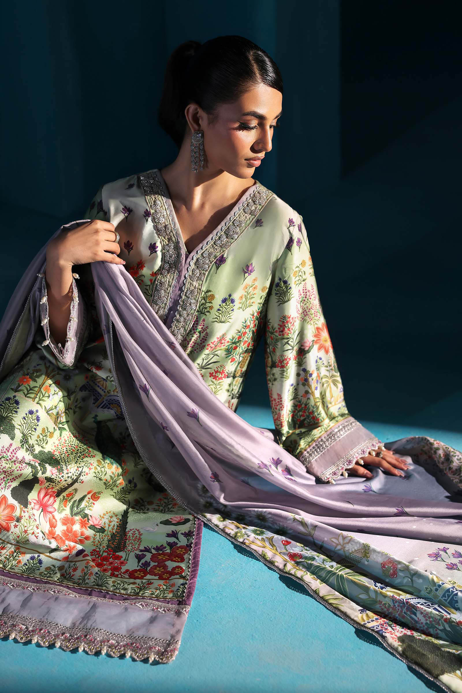 Maria B | Pre fall Dresses |  MPS-W25-06 G - by Libasekhas UK - Registered Vendor of : Maria B - 100% Original Designer Dress