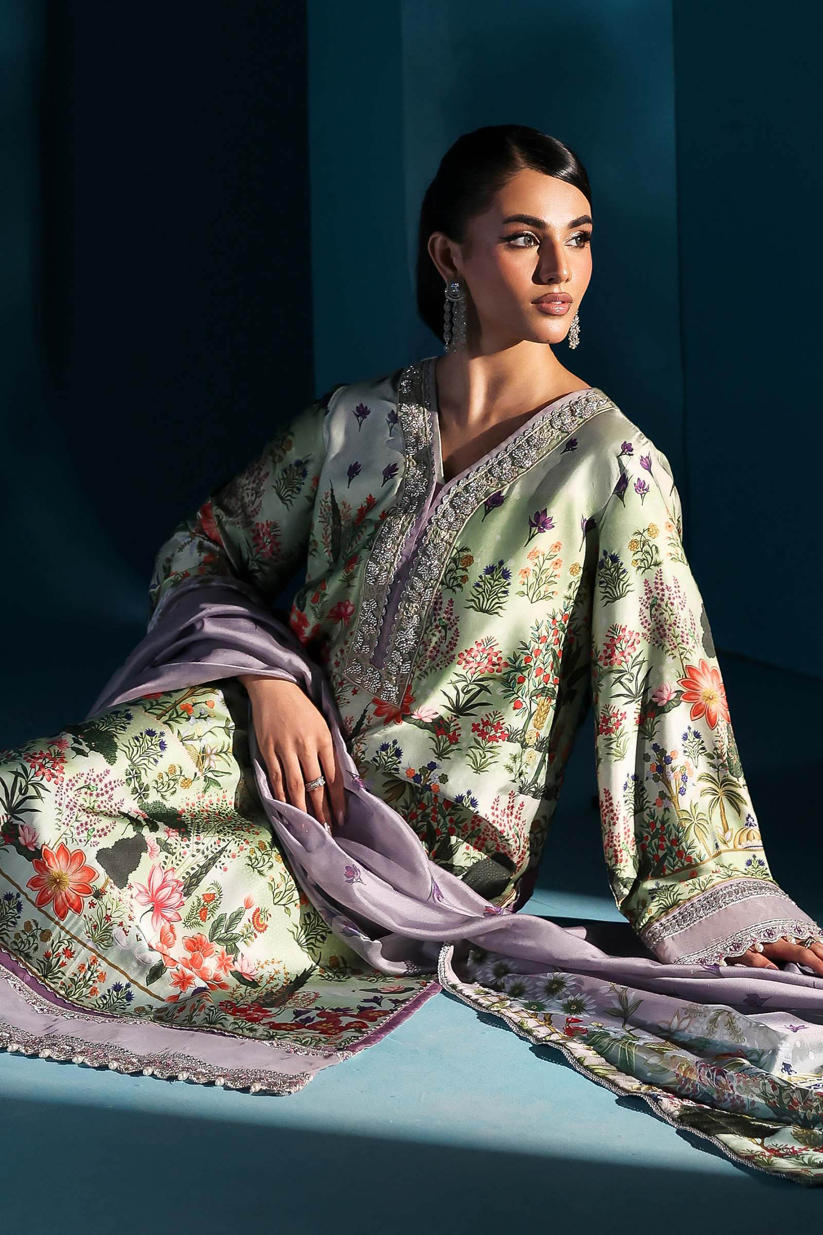 Maria B | Pre fall Dresses |  MPS-W25-06 G - by Libasekhas UK - Registered Vendor of : Maria B - 100% Original Designer Dress