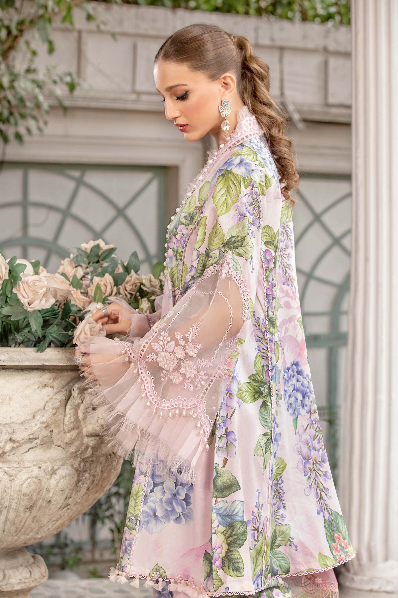 Maria B | M Prints | MPT-1901-A - by Libasekhas UK - Registered Vendor of : Maria B - 100% Original Designer Dress