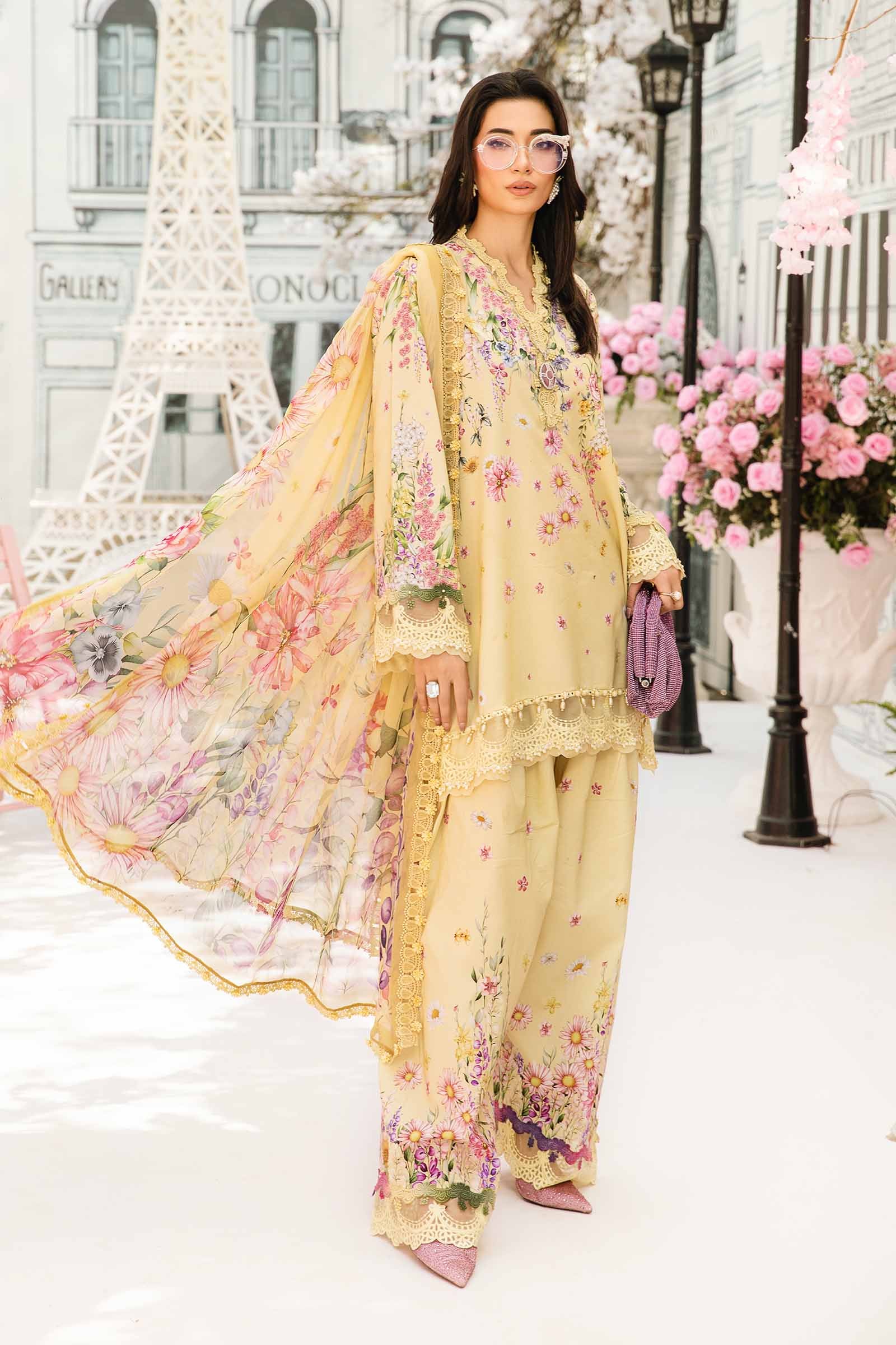 Maria B | M Prints Summer 25 | MPT-2603-A - by - Libasekhas UK - Registered Vendor of : Maria B - 100% Original Designer Dresss