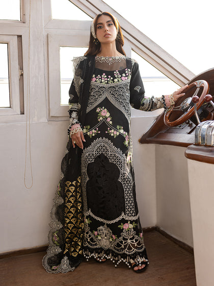 Parishay | Monaco Luxury Lawn 25 | MS-01 - by - Libasekhas UK - Registered Vendor of : Parishay - 100% Original Designer Dresss