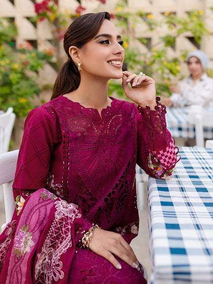 Parishay | Monaco Luxury Lawn 25 | MS-03 - by - Libasekhas UK - Registered Vendor of : Parishay - 100% Original Designer Dresss