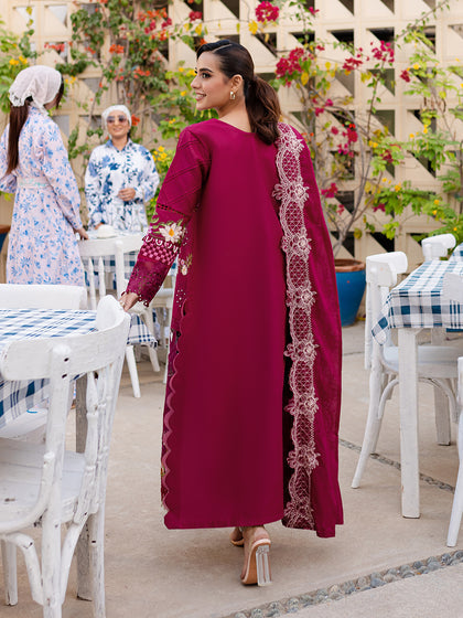 Parishay | Monaco Luxury Lawn 25 | MS-03 - by - Libasekhas UK - Registered Vendor of : Parishay - 100% Original Designer Dresss