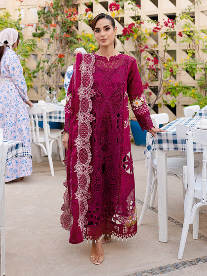Parishay | Monaco Luxury Lawn 25 | MS-03 - by - Libasekhas UK - Registered Vendor of : Parishay - 100% Original Designer Dresss
