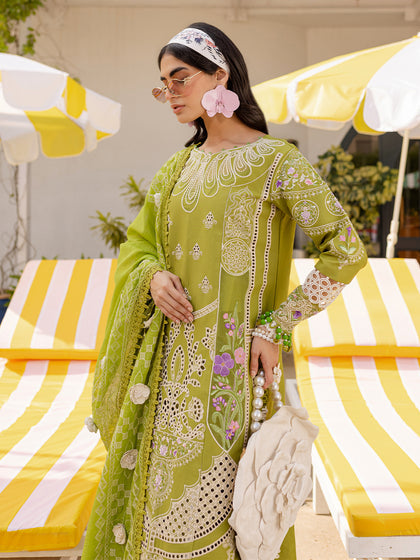 Parishay | Monaco Luxury Lawn 25 | MS-04 - by - Libasekhas UK - Registered Vendor of : Parishay - 100% Original Designer Dresss