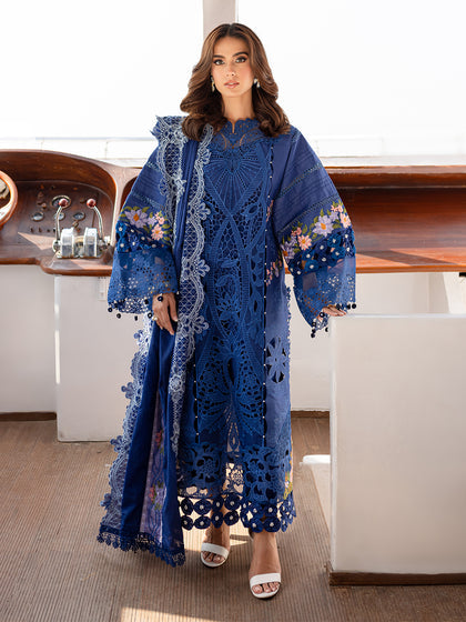 Parishay | Monaco Luxury Lawn 25 | MS-06 - by - Libasekhas UK - Registered Vendor of : Parishay - 100% Original Designer Dresss