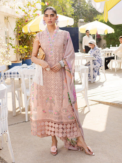Parishay | Monaco Luxury Lawn 25 | MS-08 - by - Libasekhas UK - Registered Vendor of : Parishay - 100% Original Designer Dresss