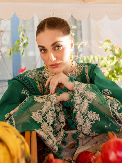 Parishay | Monaco Luxury Lawn 25 | MS-09 - by - Libasekhas UK - Registered Vendor of : Parishay - 100% Original Designer Dresss