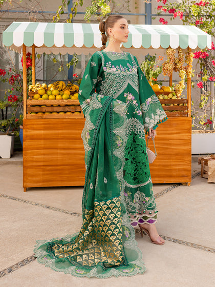 Parishay | Monaco Luxury Lawn 25 | MS-09 - by - Libasekhas UK - Registered Vendor of : Parishay - 100% Original Designer Dresss