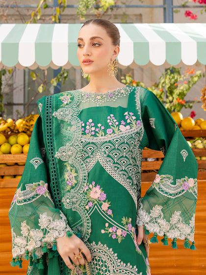 Parishay | Monaco Luxury Lawn 25 | MS-09 - by - Libasekhas UK - Registered Vendor of : Parishay - 100% Original Designer Dresss