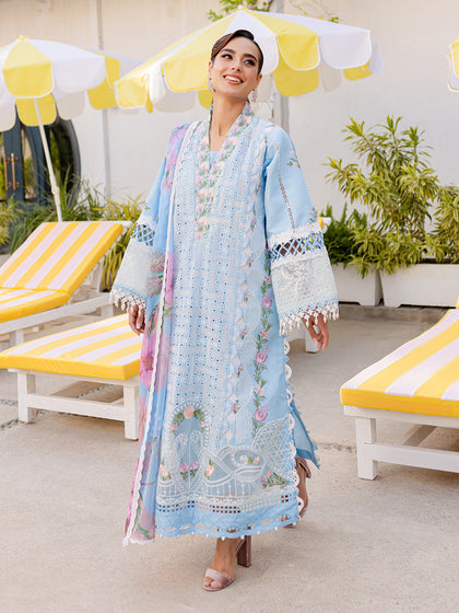 Parishay | Monaco Luxury Lawn 25 | MS-10 - by - Libasekhas UK - Registered Vendor of : Parishay - 100% Original Designer Dresss