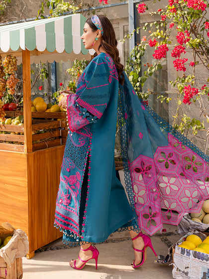 Parishay | Monaco Luxury Lawn 25 | MS-11 - by - Libasekhas UK - Registered Vendor of : Parishay - 100% Original Designer Dresss