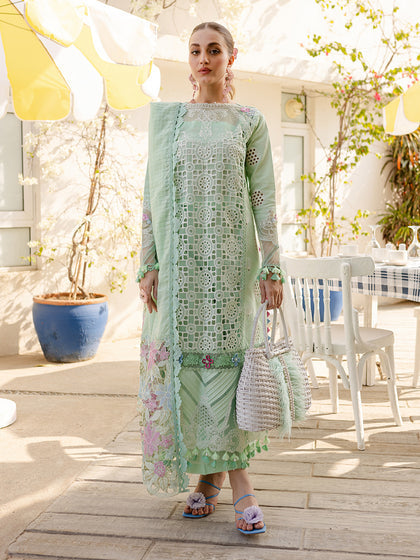 Parishay | Monaco Luxury Lawn 25 | MS-12 - by - Libasekhas UK - Registered Vendor of : Parishay - 100% Original Designer Dresss