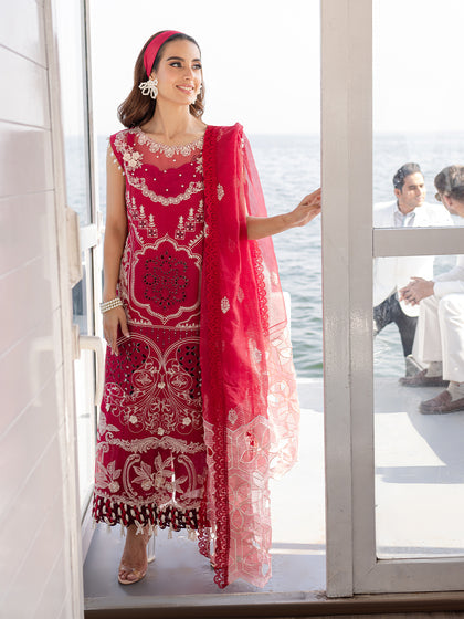 Parishay | Monaco Luxury Lawn 25 | MS-14 - by - Libasekhas UK - Registered Vendor of : Parishay - 100% Original Designer Dresss