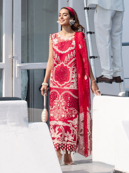 Parishay | Monaco Luxury Lawn 25 | MS-14 - by - Libasekhas UK - Registered Vendor of : Parishay - 100% Original Designer Dresss