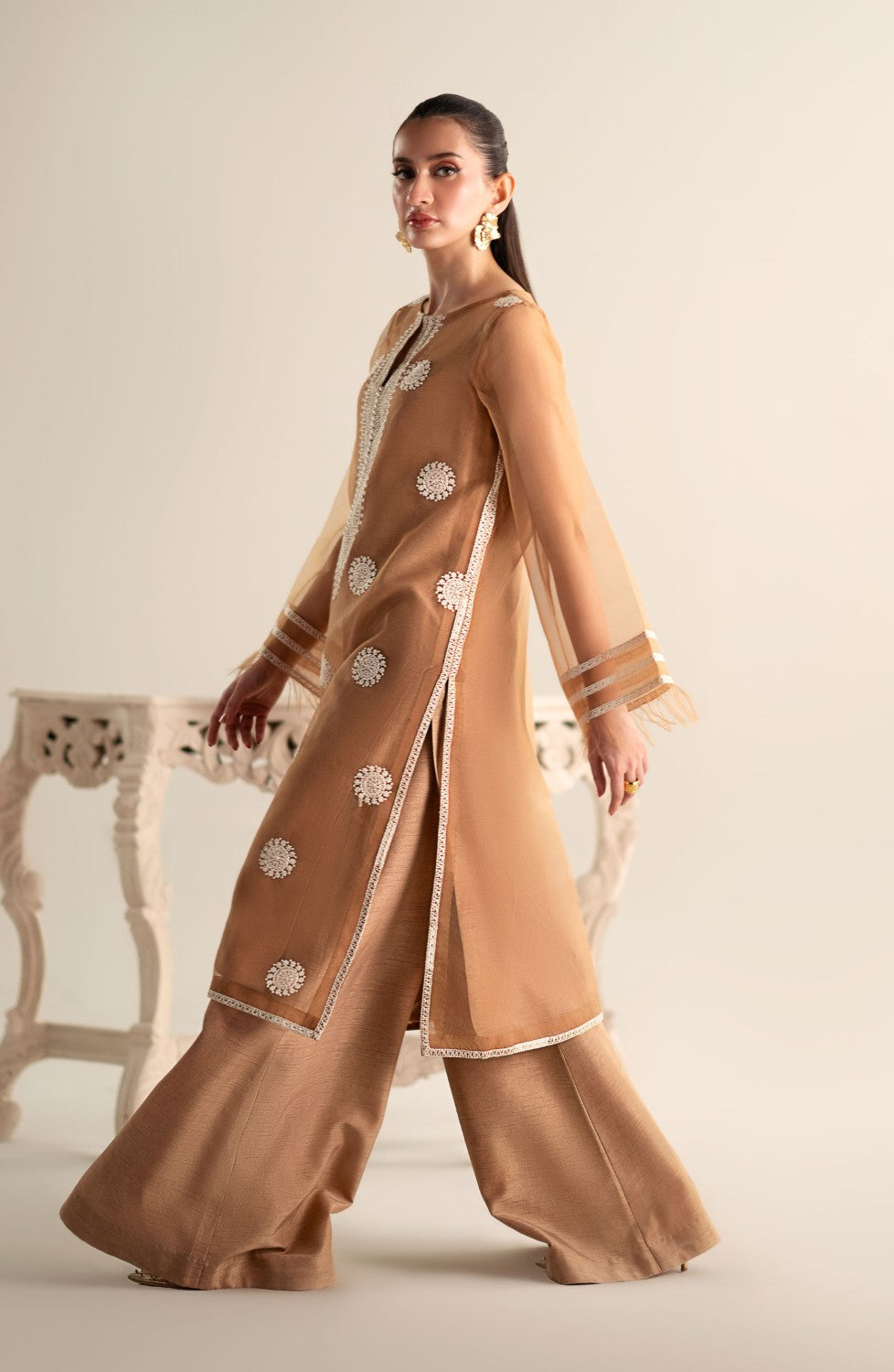 Maryum N Maria | Lagom Ready to Wear | CARNATION - MS-24192 - by - Libasekhas UK - Registered Vendor of : Maryum N Maria - 100% Original Designer Dresss