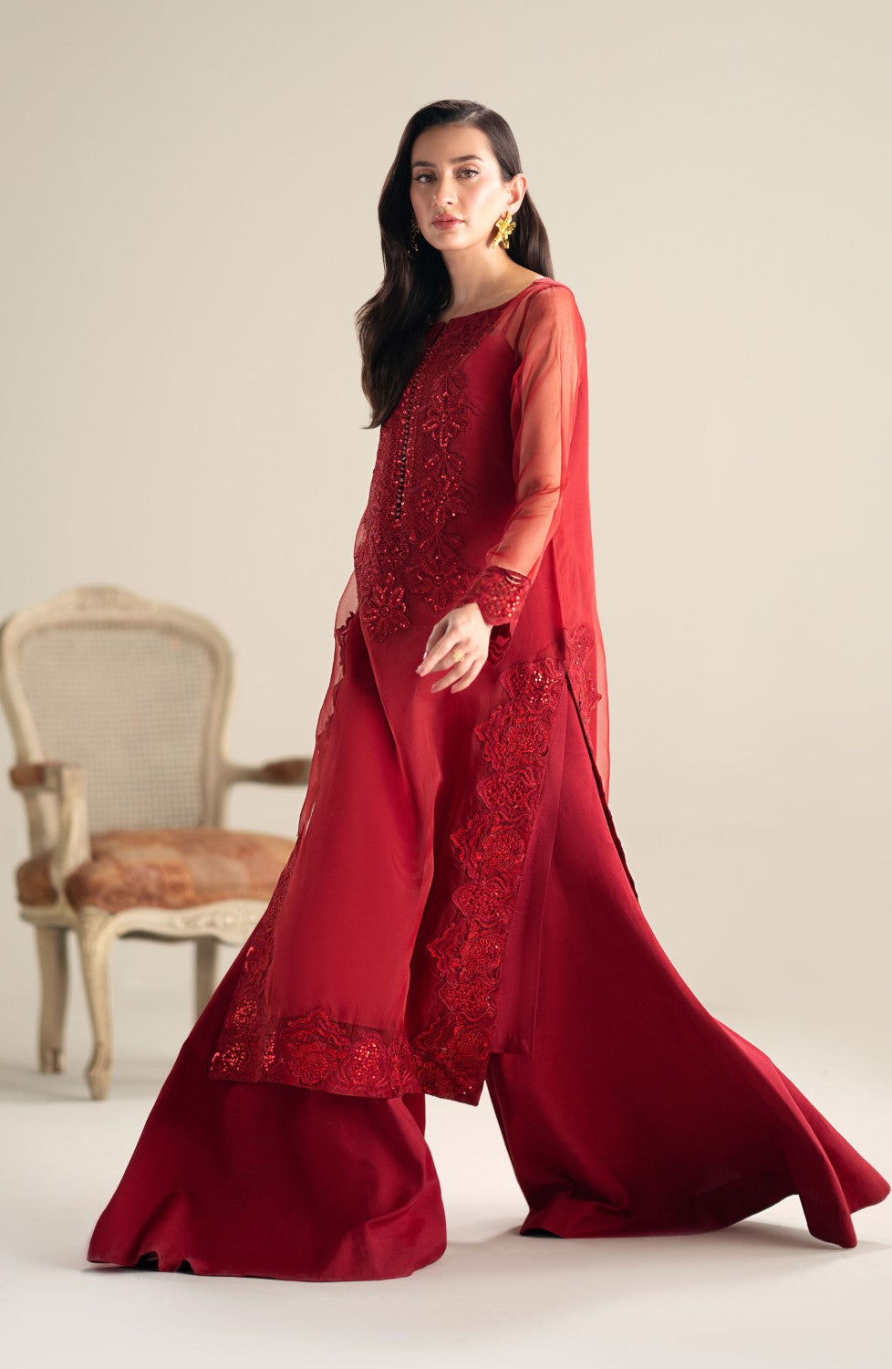 Maryum N Maria | Lagom Ready to Wear | DAHLIA - MS-24211 - by - Libasekhas UK - Registered Vendor of : Maryum N Maria - 100% Original Designer Dresss
