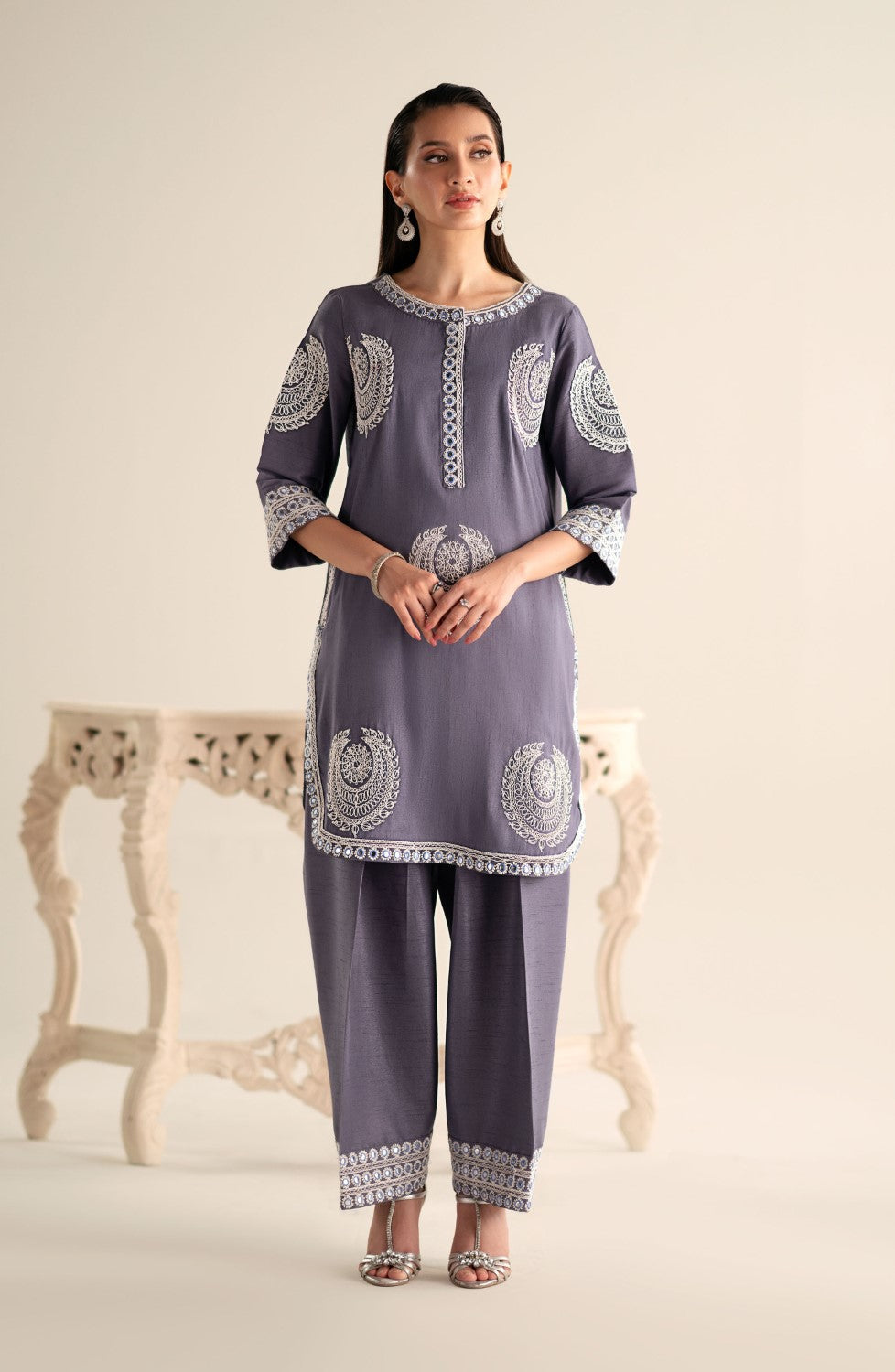 Maryum N Maria | Lagom Ready to Wear | ORCHID - MS-24218 - by - Libasekhas UK - Registered Vendor of : Maryum N Maria - 100% Original Designer Dresss