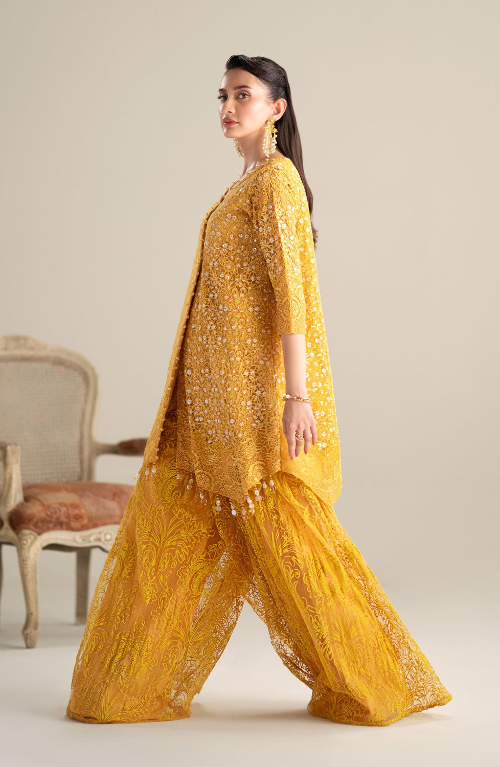 Maryum N Maria | Lagom Ready to Wear | PETUNIA - MS-24220 - by - Libasekhas UK - Registered Vendor of : Maryum N Maria - 100% Original Designer Dresss