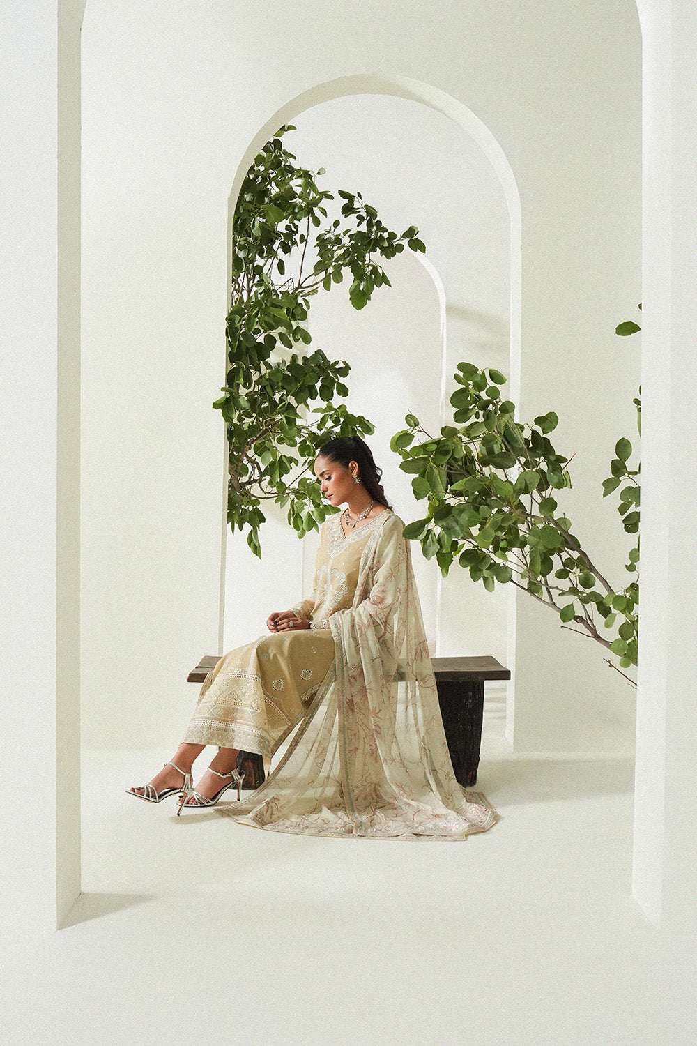 Maryum N Maria | Soiree Lawn | Summer Sand - by - Libasekhas UK - Registered Vendor of : Maryam N Maria - 100% Original Designer Dresss