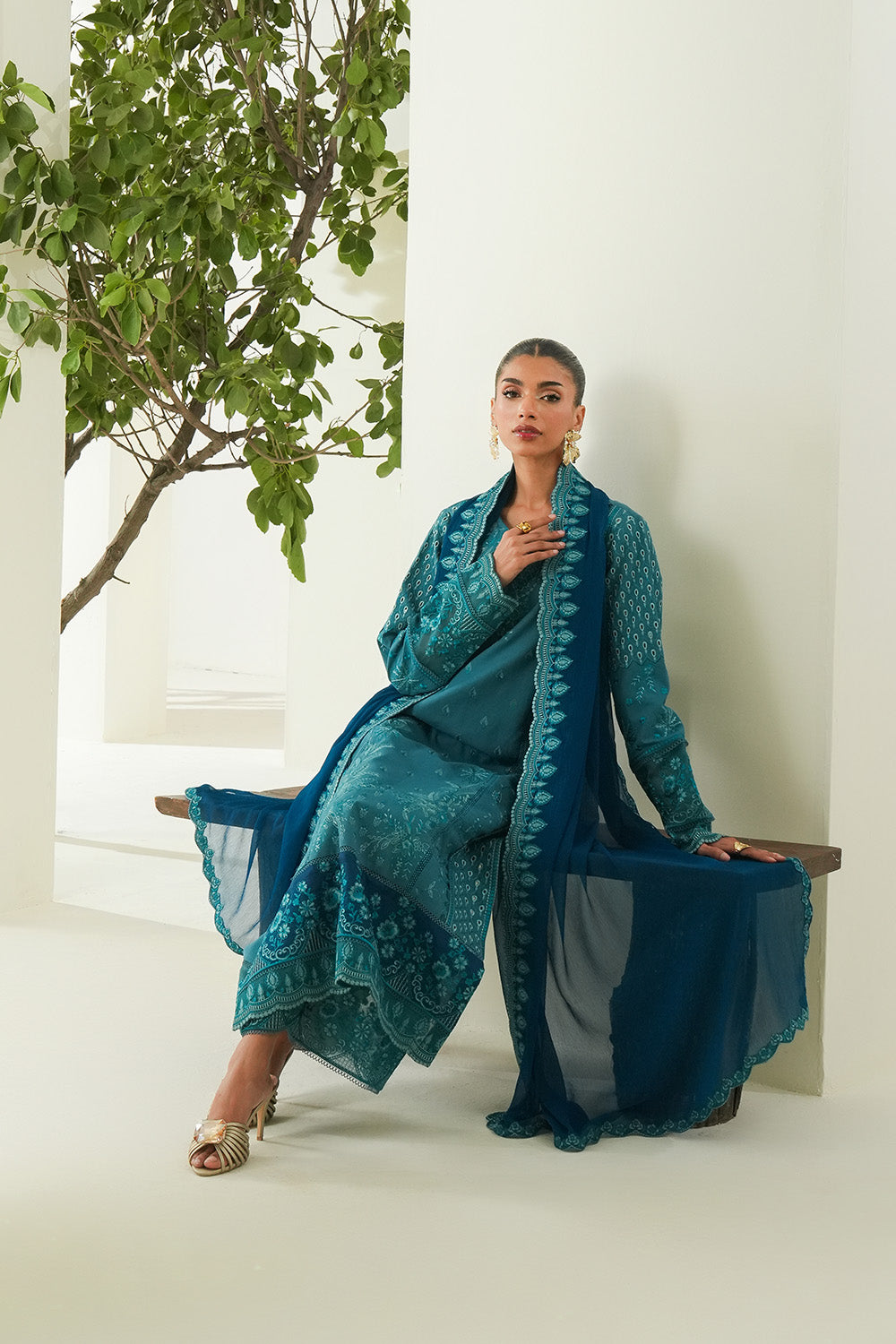 Maryum N Maria | Soiree Lawn | Freesia - by - Libasekhas UK - Registered Vendor of : Maryam N Maria - 100% Original Designer Dresss