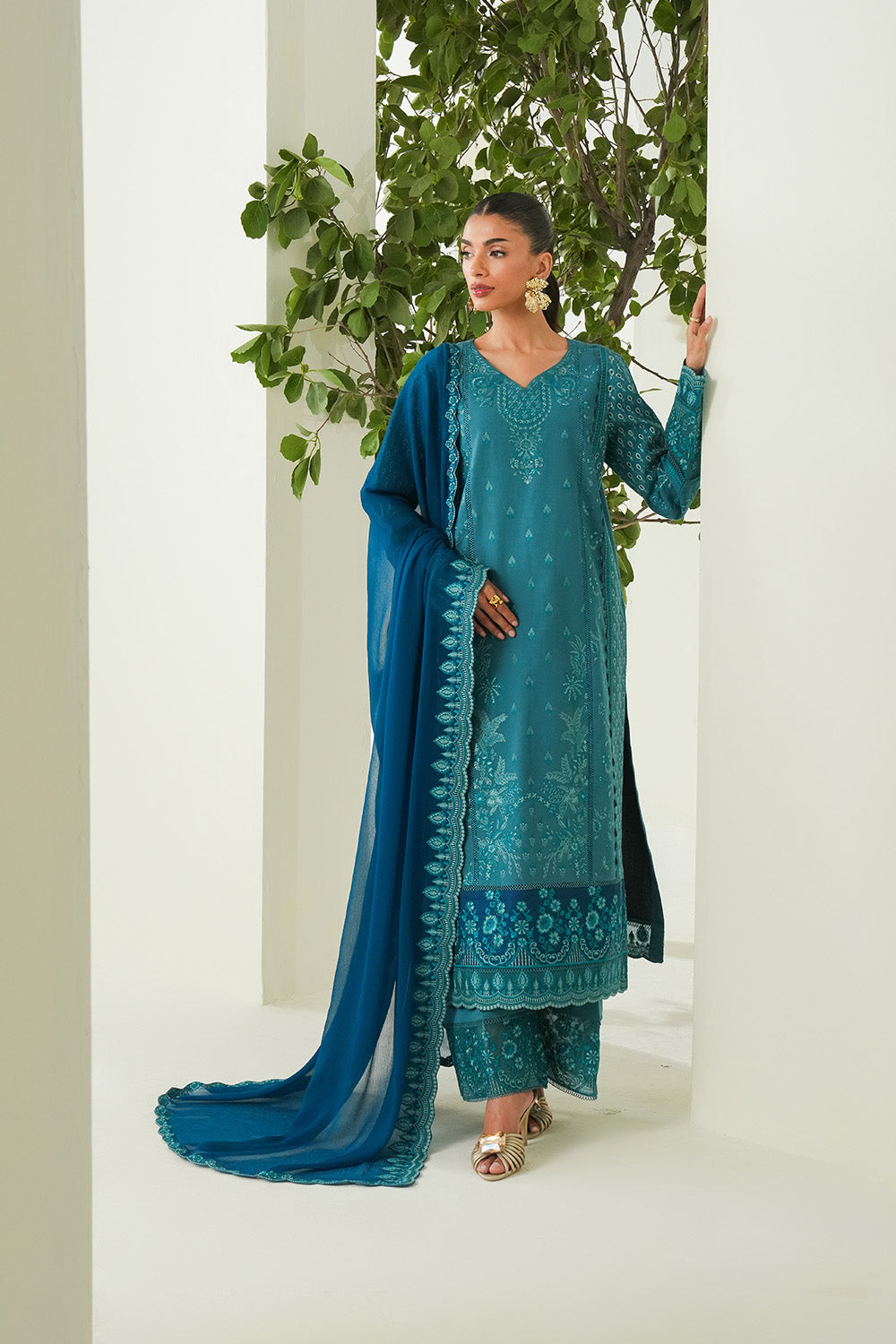 Maryum N Maria | Soiree Lawn | Freesia - by - Libasekhas UK - Registered Vendor of : Maryam N Maria - 100% Original Designer Dresss