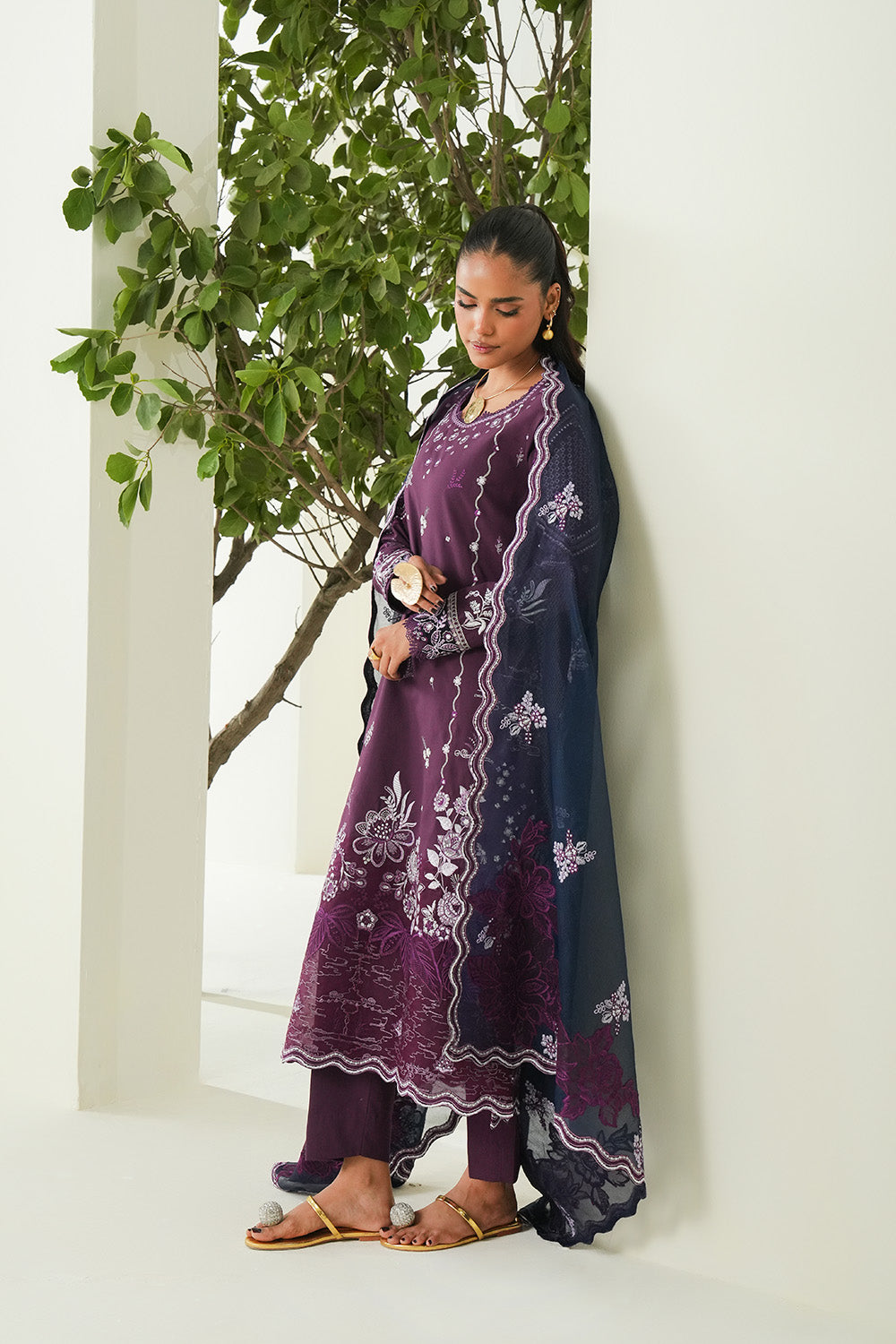 Maryum N Maria | Soiree Lawn | Sweet Pea - by - Libasekhas UK - Registered Vendor of : Maryum N Maria - 100% Original Designer Dresss
