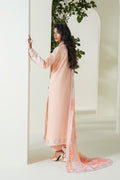 Maryum N Maria | Soiree Lawn | Peachy Delight - by - Libasekhas UK - Registered Vendor of : Maryam N Maria - 100% Original Designer Dresss