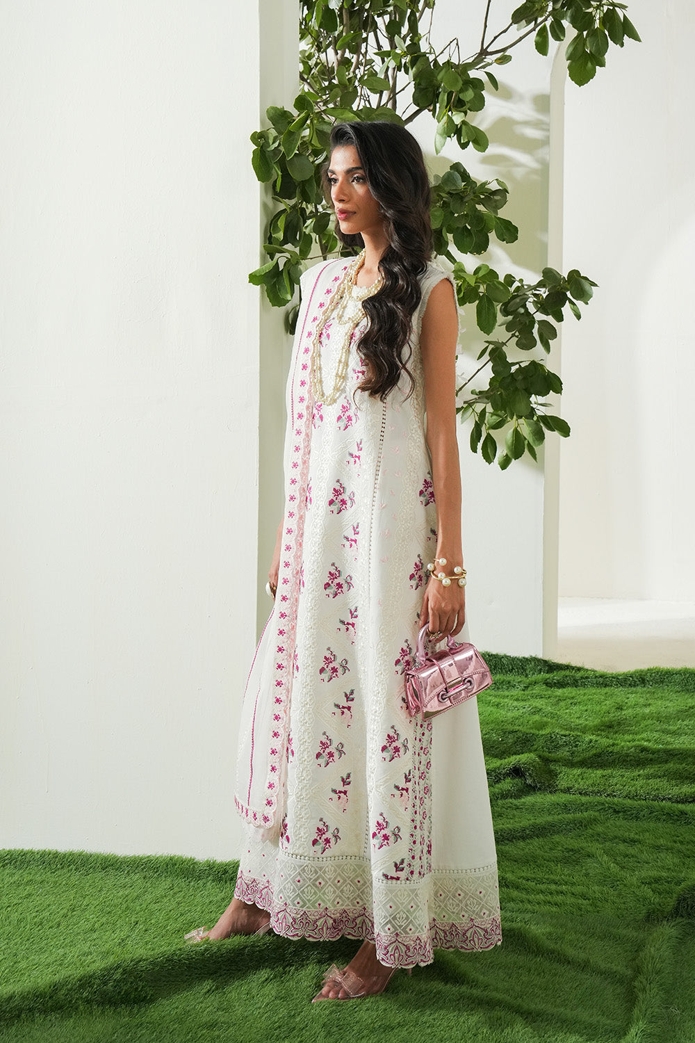Maryum N Maria | Soiree Lawn |  Frosted Meadow - by - Libasekhas UK - Registered Vendor of : Maryam N Maria - 100% Original Designer Dresss