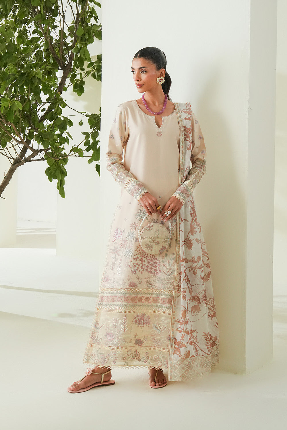 Maryum N Maria | Soiree Lawn |  Shore - by - Libasekhas UK - Registered Vendor of : Maryum N Maria - 100% Original Designer Dresss