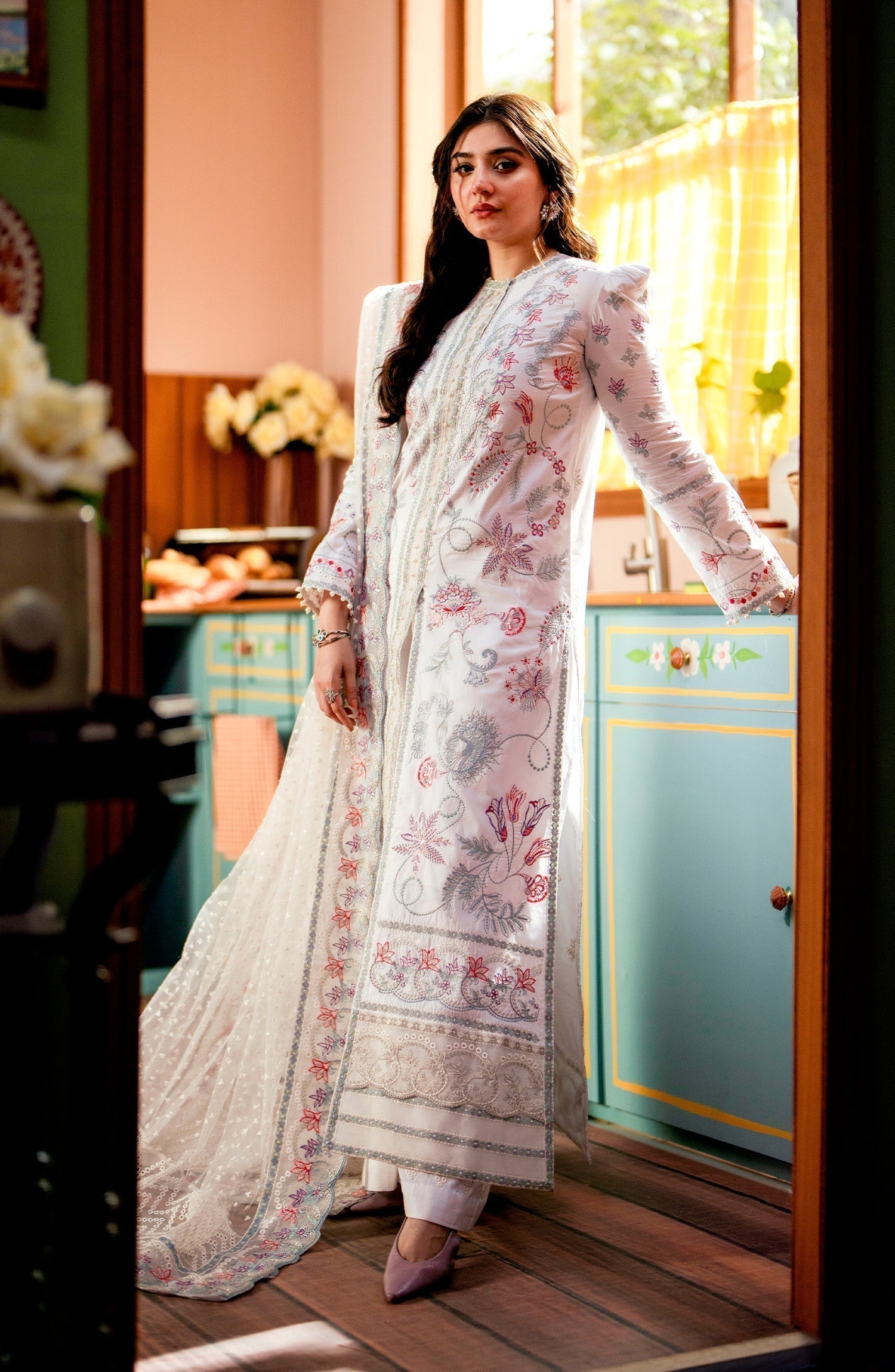 Maryum N Maria | Luxury Lawn 24 | Fatin - by - Libasekhas UK - Registered Vendor of : Maryum N Maria - 100% Original Designer Dresss