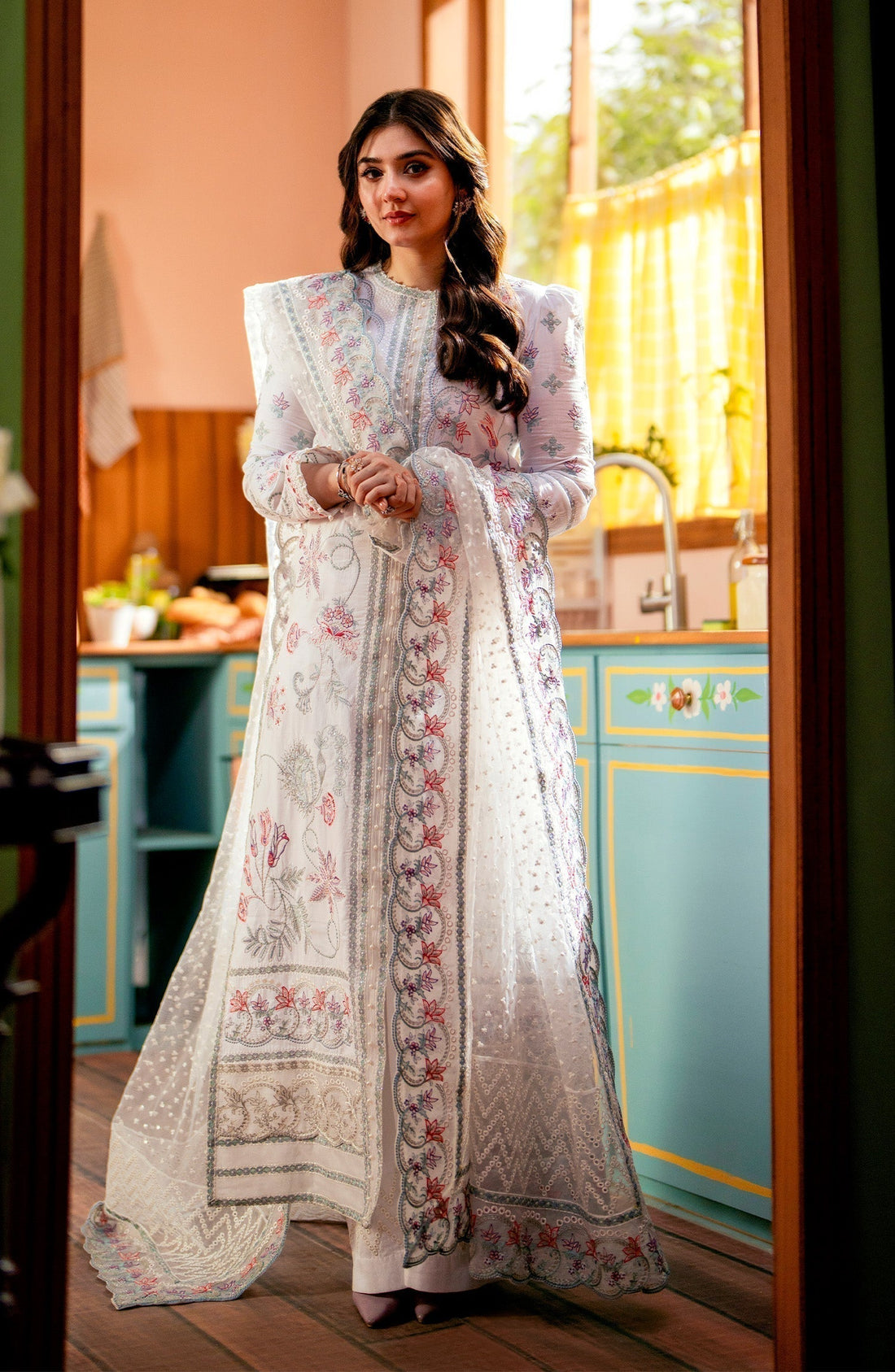 Maryum N Maria | Luxury Lawn 24 | Fatin - by - Libasekhas UK - Registered Vendor of : Maryum N Maria - 100% Original Designer Dresss