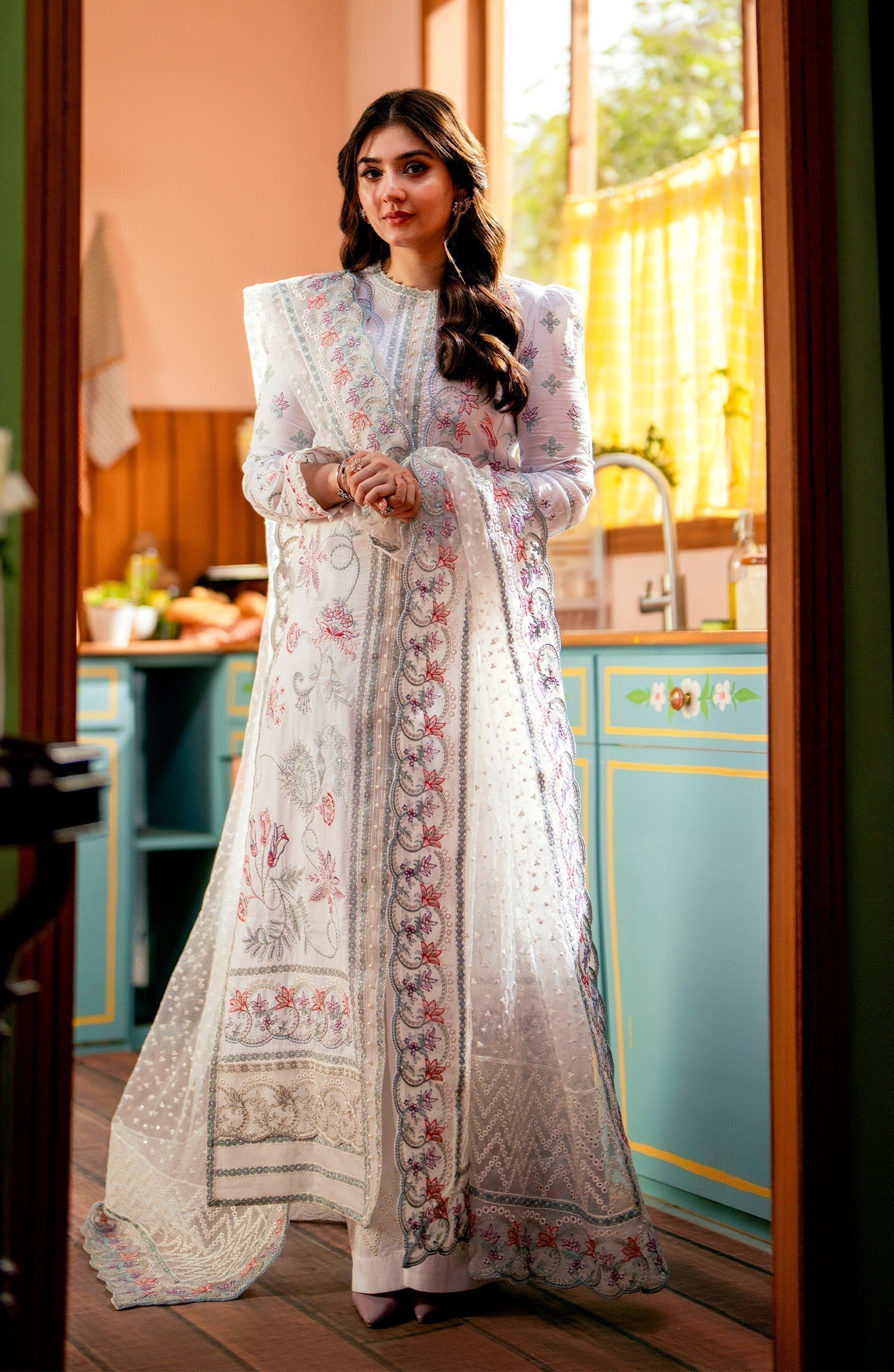 Maryum N Maria | Luxury Lawn 24 | Fatin - by - Libasekhas UK - Registered Vendor of : Maryum N Maria - 100% Original Designer Dresss