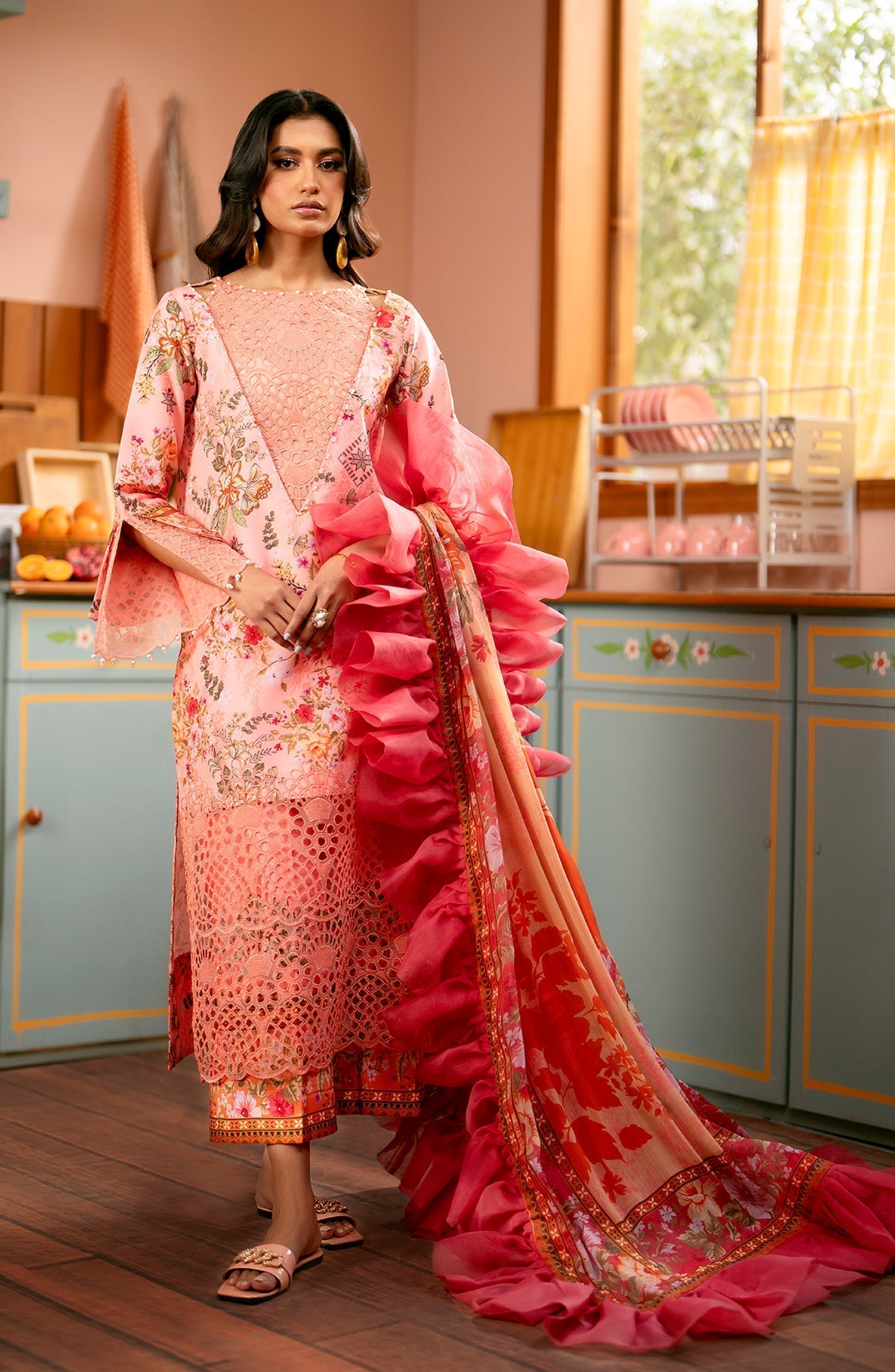 Maryum N Maria | Luxury Lawn 24 | Sawera - by - Libasekhas UK - Registered Vendor of : Maryum N Maria - 100% Original Designer Dresss