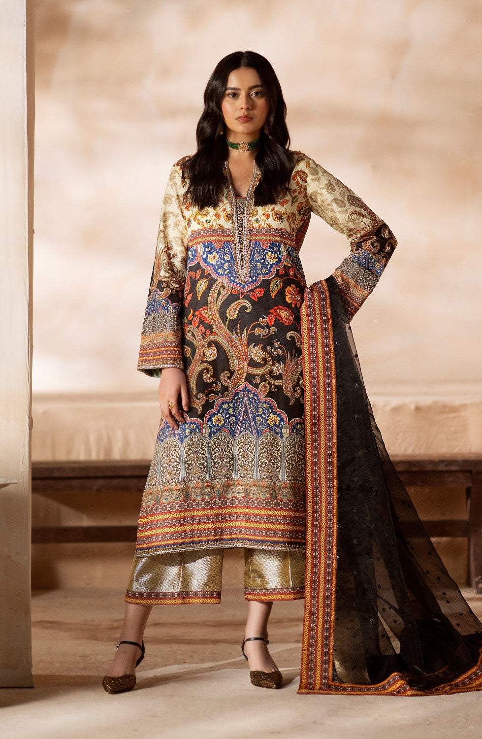Maryum N Maria | Zeil Winter | CHUTKI - MS40097 - by - Libasekhas UK - Registered Vendor of : Maryam N Maria - 100% Original Designer Dresss