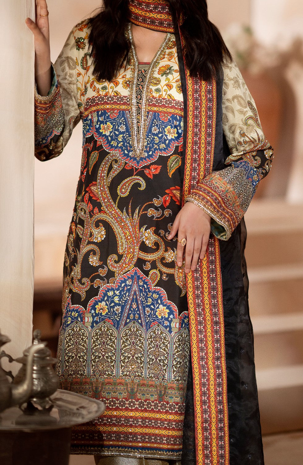 Maryum N Maria | Zeil Winter | CHUTKI - MS40097 - by - Libasekhas UK - Registered Vendor of : Maryam N Maria - 100% Original Designer Dresss