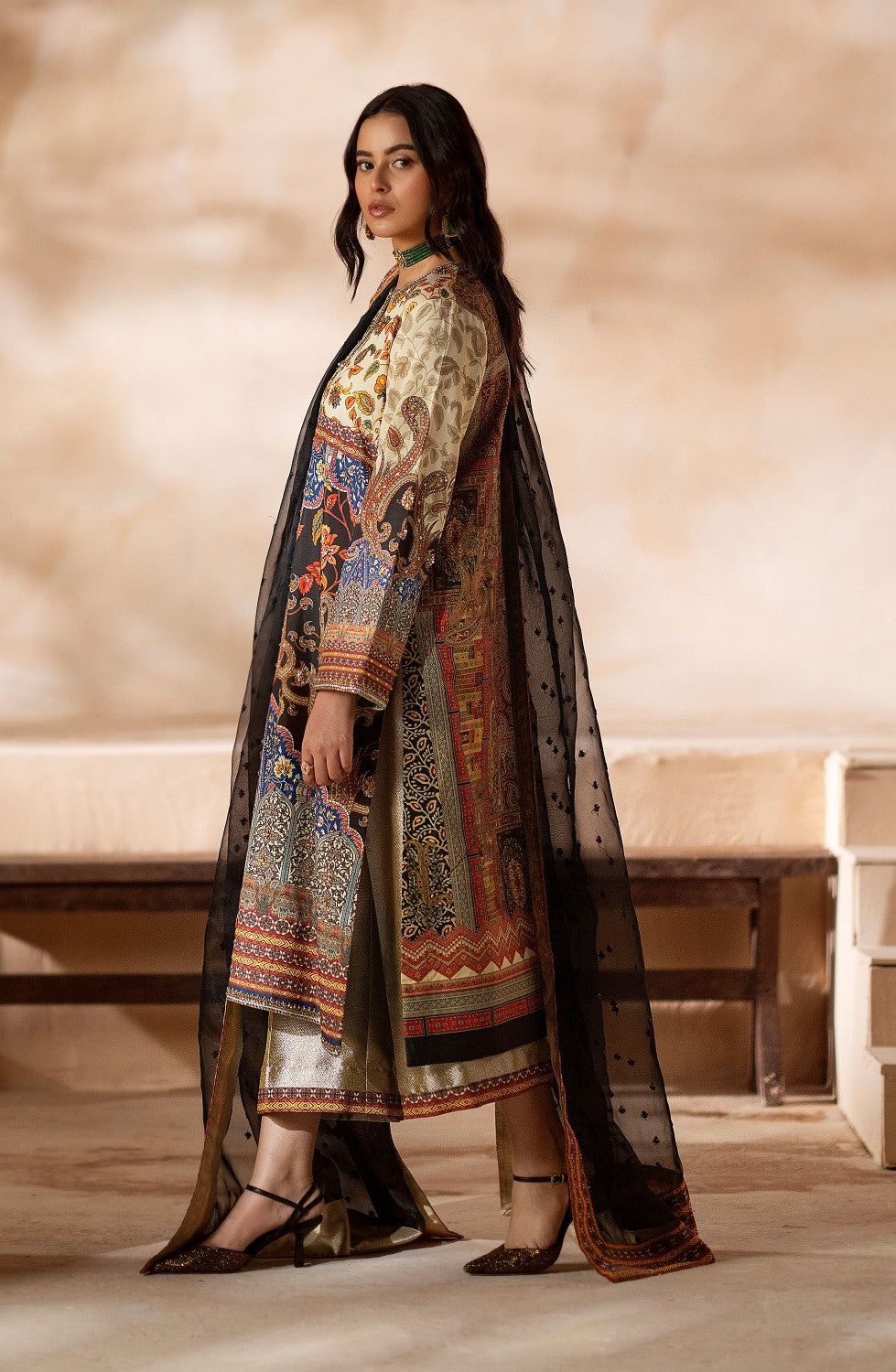 Maryum N Maria | Zeil Winter | CHUTKI - MS40097 - by - Libasekhas UK - Registered Vendor of : Maryam N Maria - 100% Original Designer Dresss