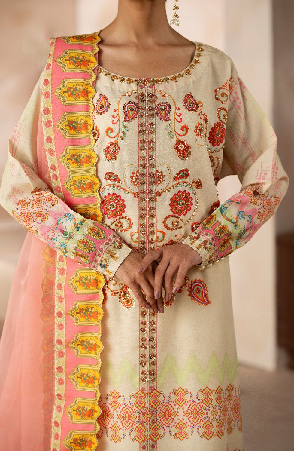 Maryum N Maria | Zeil Winter | ANIKA - MS40102 - by - Libasekhas UK - Registered Vendor of : Maryam N Maria - 100% Original Designer Dresss