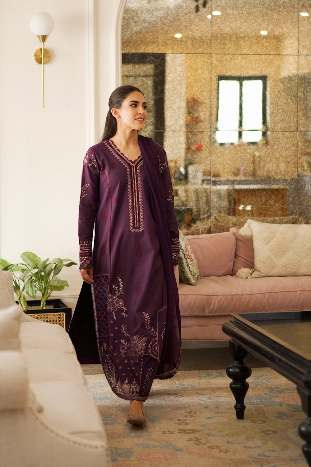 Maryum N Maria | Elara 25 | FAWN - MS50361 - by - Libasekhas UK - Registered Vendor of : Maryum N Maria - 100% Original Designer Dresss