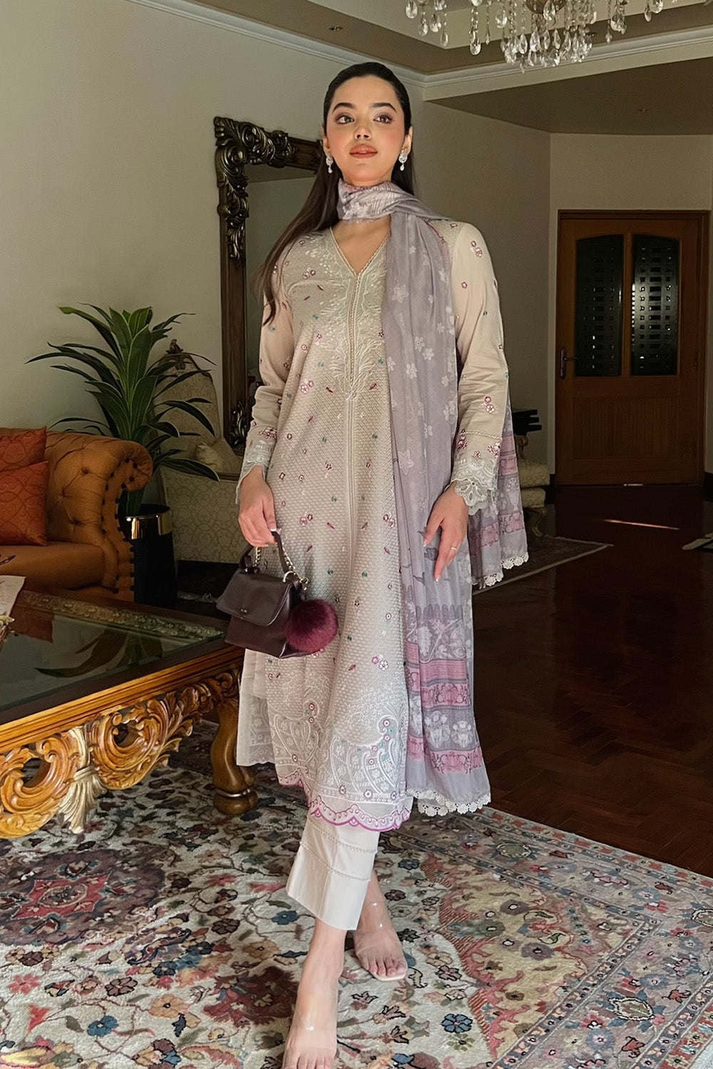 Maryum N Maria | Elara 25 |VOILET - MS50368 - by - Libasekhas UK - Registered Vendor of : Maryum N Maria - 100% Original Designer Dresss