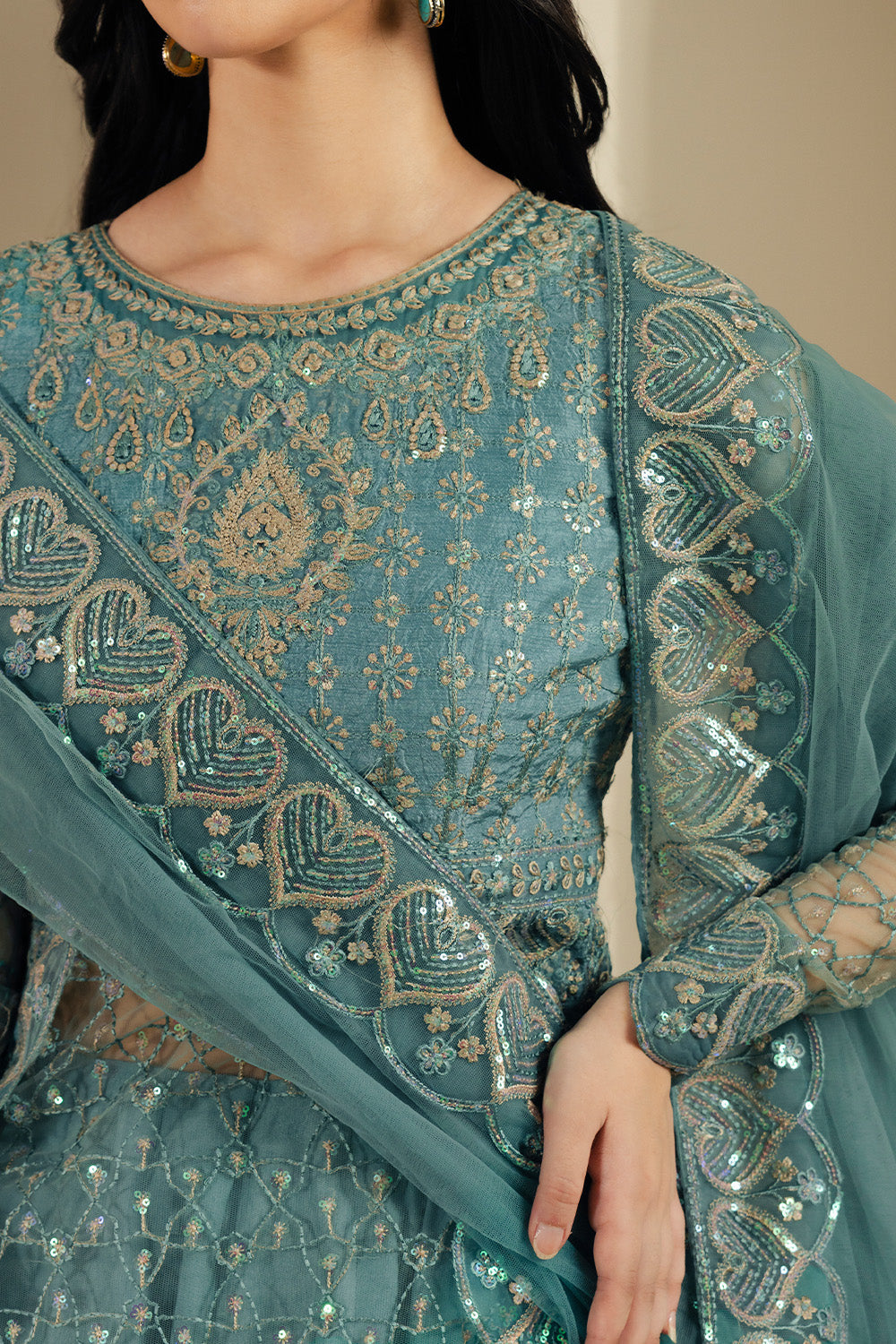 Maryum N Maria | Lyla Pret | KHAIA - MS50375 - by Libasekhas UK - Registered Vendor of : Maryum N Maria - 100% Original Designer Dress