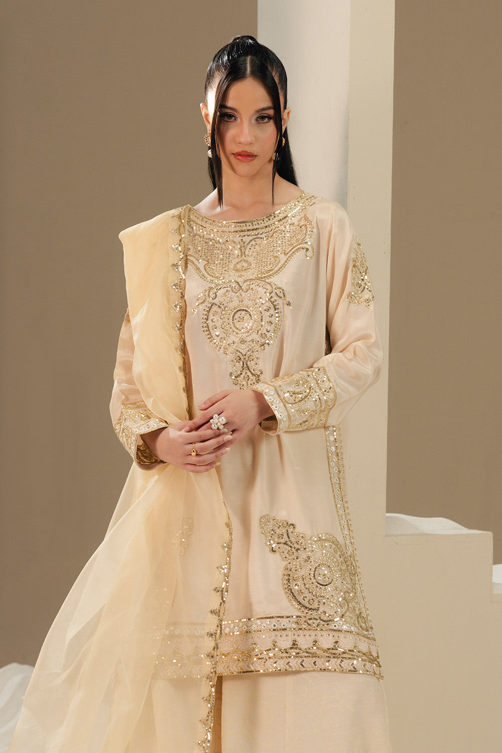 Maryum N Maria | Lyla Pret | LAGOM - MS50377 - by Libasekhas UK - Registered Vendor of : Maryum N Maria - 100% Original Designer Dress