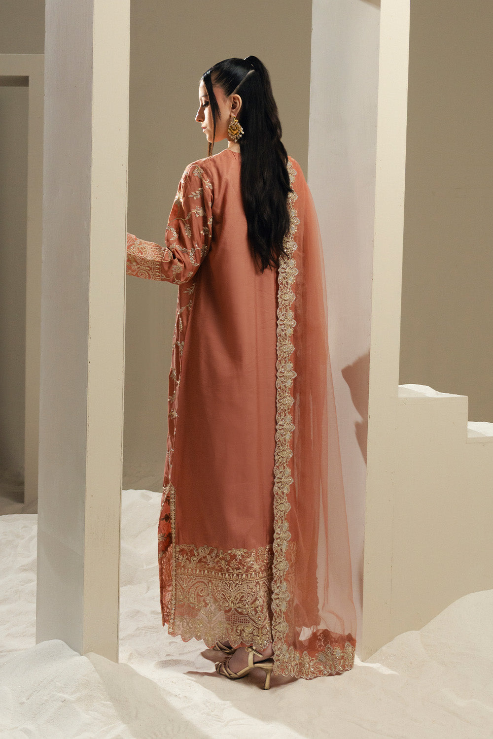 Maryum N Maria | Lyla Pret | SOLEIL - MS50382 - by Libasekhas UK - Registered Vendor of : Maryum N Maria - 100% Original Designer Dress